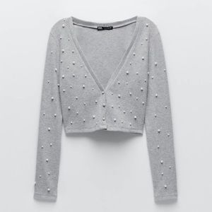 Zara Pearl Sweater NWTS 🔥